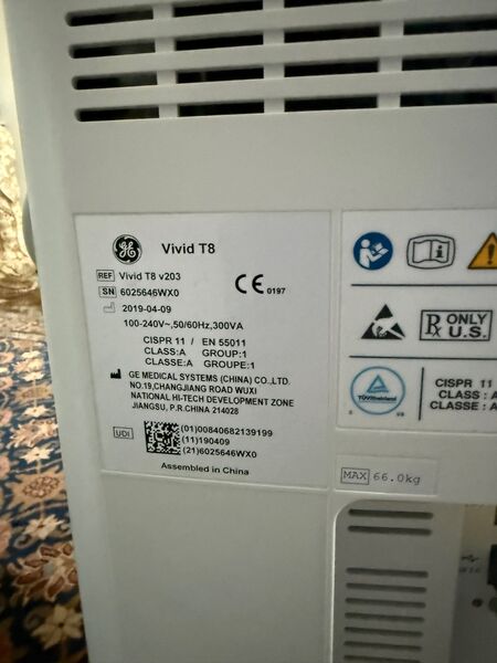 vivid T8 echographe cardiaque reconditionné a neuf GE