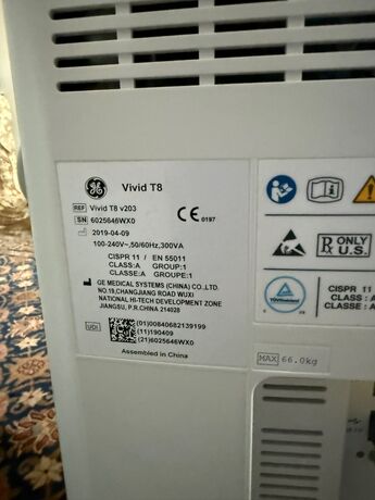 vivid T8 echographe cardiaque reconditionné a neuf GE