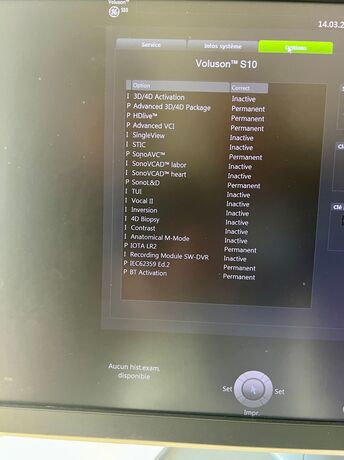 ecchographe d'occasion Voluson S10 reconditionné a neuf GE