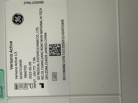 échographe portable Versana active GE 3 sondes en ligne