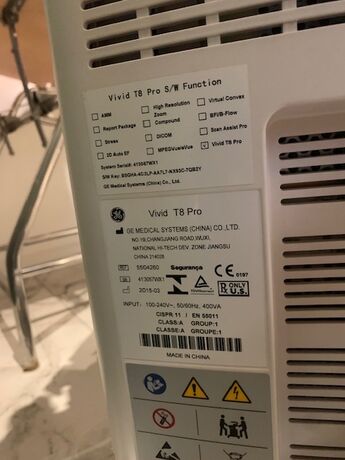 Echographe d'occasion Vivid T8 reconditionné