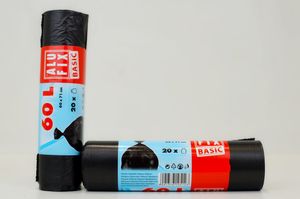 5123 ALU FIX Sacs Poubelle 60x71cm 60L 20P