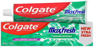 C1782/2 COLGATE Dentifrice MaxFresh Cristaux Fraicheur Menthe Propre - 100mL