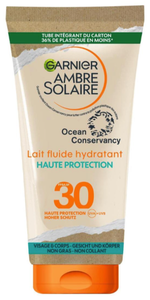 C2151/3 GARNIER LAIT PROTECTION SOLAIRE FLUIDE HYDRATANT FPS30 AMBRE SOLAIRE 175 ML