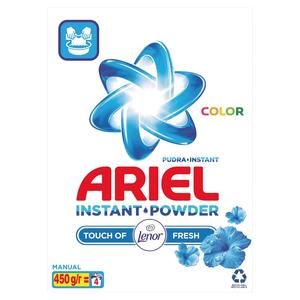 C1552-2 ARIEL POUDRE Lessive Main  Couleur Lenor 4D - 450Gr
