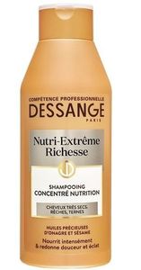 C2317 DESSANGE SHAMPOING NUTRI-EXTRÊME RICHESSE CHEVEUX TRÈS SECS, RÊCHES, TERNES HUILES PRÉCIEUSES D'ONAGRE ET SÉSAME 250 ML