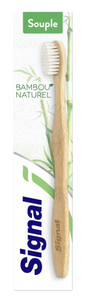 C2304/1 SIGNAL BROSSE À DENTS SOUPLE EN BAMBOU NATUREL