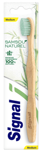C2304/2 SIGNAL BROSSE À DENTS MEDIUM EN BAMBOU NATUREL