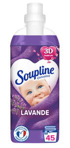 C2333 SOUPLINE ADOUCISSANT CONCENTRÉ 3D LAVANDE 45 LAVAGES 1L