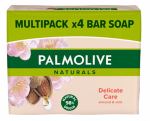 C1421/8 PALMOLIVE SAVON LAIT D'AMANDE 90G (X4)