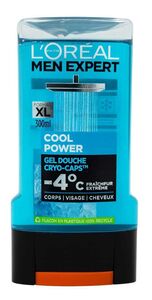 C2346 L'ORÉAL MEN EXPERT COOL POWER FRAICHEUR EXTRÊME GEL DOUCHE POUR HOMME 300 ML