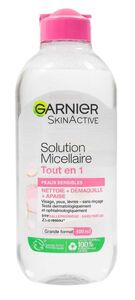 C2311/3 GARNIER EAU MICELLAIRE TOUT EN 1 PEAUX SENSIBLES 400ML
