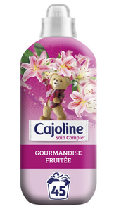 C2313/2  CAJOLINE ADOUCISSANT CONCENTRÉ GOURMANDISE FRUITÉE CAJOLINE 45 LAVAGES 1,125L