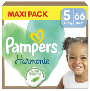 C2114 PAMPERS COUCHES BÉBÉ TAILLE 5 11-16KG HARMONIE PAMPERS LE PACK DE 66 COUCHES