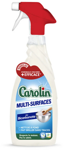 C1998/2 CAROLIN NETTOYANT MÉNAGER MULTI-SURFACES BICARBONATE ACTIV+ 650 ML