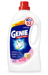 C2357 GENIE LESSIVE LIQUIDE AU LOTUS ROSES 63 LAVAGES 2.52L