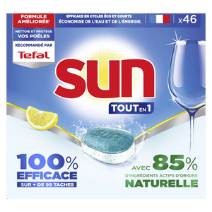 C2355 SUN TABLETTE LAVE-VAISSELLE TOUT EN 1 - 46 LAVAGES