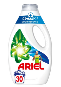 C2360 LESS. ARIEL LIQUIDE + ACTIVE ODOR DEFENSE TOUCH OF FEBREZE 30 LAVAGES - 1,35L FR