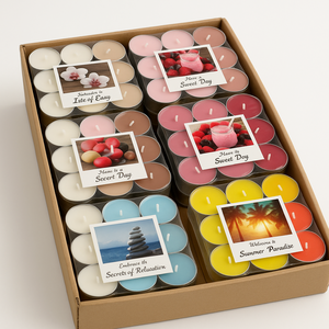 C2374 BOUGIE CHAUFFANTES PARFUMÉES BOX MIXER PACK DE 18 BOUGIES X30