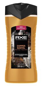 C1849/16 AXE GEL DOUCHE - COPPER SANTAL HOMME CASSONADE ET POIVRE BOIS DE SANTAL 300 ML