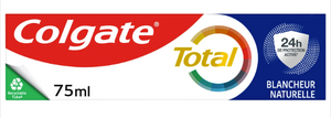C2383 COLGATE DENTIFRICE TOTAL BLANCHEUR NATURELLE 24H 75ML