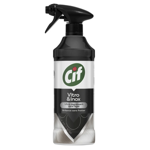 2322/3 CIF NETTOYANT SPRAY INOX VITRO ANTI-TRACE DÉGRAISSANT 435 ML