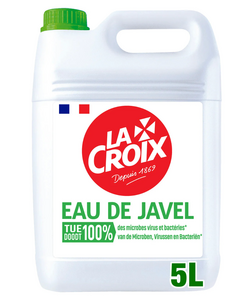 C1895 LA CROIX EAU DE JAVEL NETTOYANT DÉSINFECTANT LA CROIX BIDON DE 5L