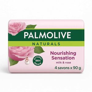 C1421/3 PALMOLIVE SAVON NOURRISSANT ROSE PAR 4x90g