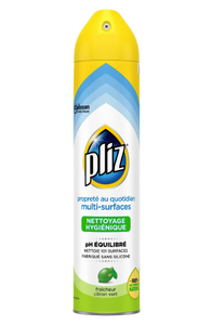 C2404/3 PLIZ SPRAY MULTI-SURFACES FRAÎCHEUR CITRON VERT 250 ML