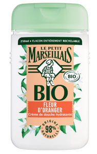 C1621/18 LE PETIT MARSEILLAIS GEL DOUCHE FLEURS DORANGER BIO SANS SULFATE 250 ML