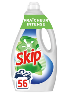 C2407 SKIP LESSIVE LIQUIDE FRAÎCHEUR INTENSE SKIP 56 LAVAGES 2,52L