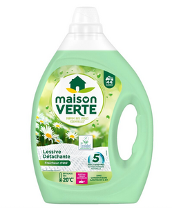 C2425 MAISON VERTE LESSIVE LIQUIDE DÉTACHANTE FRAÎCHEUR D'ÉTÉ - 1,485L - 44 LAVAGES