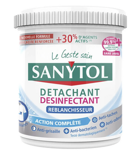 C2435/2 SANYTOL DÉTACHANT DÉSINFECTANT BLANC 450 GR