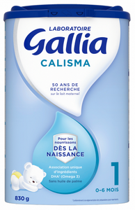 C2132/1 GALLIA CALISMA LAIT BÉBÉ EN POUDRE 1ER ÂGE 0-6 MOIS 830 GR