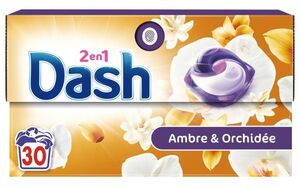 C2422/1 DASH PODS 2 EN 1 AMBRE ET ORCHIDÉE 30 LAVAGES