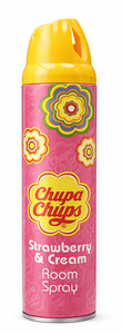C2452/2 CHUPA CHUPS DÉSODORISANT D’INTÉRIEUR AU PARFUM FRAISE & CRÈME 300ML