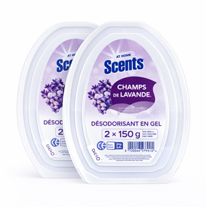 C2446/3	AT HOME DÉSODORISANT EN GEL CHAMPS DE LAVANDE 2 × 150 G
