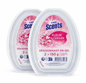 C2446/1 AT HOME DÉSODORISANT EN GEL FLEUR DE CERISIER 2 × 150 G