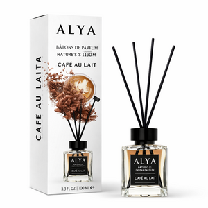 C2337/7 ALYA BÂTONS DE PARFUM NATURE’S SCENT CAFÉ AU LAIT 100 ML