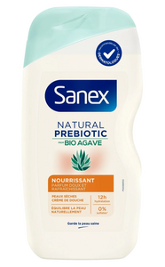 C2267/3 SANEX GEL DOUCHE PEAUX SÈCHES EXPERT SKIN HEALTH NOURRISSANT À L'AGAVE 12H HYDRATION 0% SULFATE 400 ML