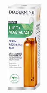 C2468 DIADERMINE SÉRUM NUIT VISAGE RÉGÉNÉRATION RELAXATION ACTIFS BOTANIQUES HUILES ESSENTIELLES ANTI-RIDES 30 ML