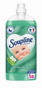 C1888/5 SOUPLINE ADOUCISSANT CONCENTRÉ NOTE DALOE VERA BIDON 1,3 L 56 LAVAGES
