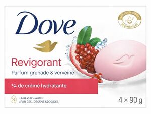 C917/8 SAVON DOVE GO FRESH REVIGORIZANTE GRENADE VERVEINE (4X90G)