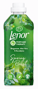C2481  LENOR ASSOUPLISSANT LIQUIDE SPRING BOOST BERGAMOTE ALOE VERA & EUCALYPTUS 28 DOSES / 700 ML