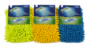 C2484 CLEANY HOUSSE POUR BALAI PLAT SALSA 45 × 17 CM SNUFFEL 3 COULEURS