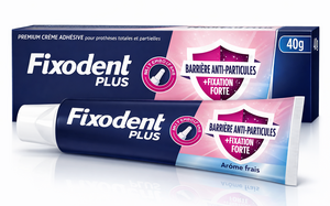 C2476 FIXODENT CRÈME FIXATIVE POUR APPAREIL DENTAIRE GOÛT MENTHE 40 G