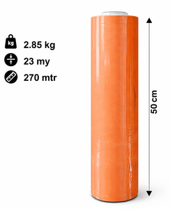 C1433/1 FILM ETIRABLE ORANGE 23 MICRONS 2,85 KG 270