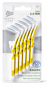 C2496/4 ETOS BROSSETTES INTERDENTAIRES 6 PCS, 3.0 MM.