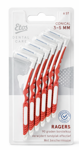C2496/3 ETOS BROSSETTES INTERDENTAIRES 6 PCS, 3 - 5 MM.