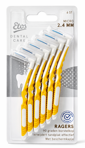 C2496/2 ETOS BROSSETTES INTERDENTAIRES 6 PCS, 2.4 MM